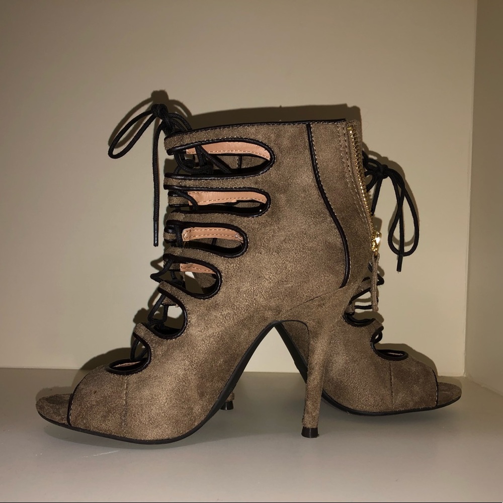 Lace up heels
